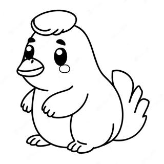 Psyduck Coloring Pages