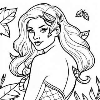 Poison Ivy Coloring Page 34043-27245