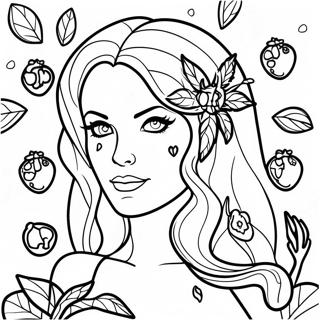 Poison Ivy Coloring Page 34043-27247