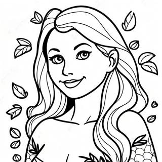 Poison Ivy Coloring Page 34043-27248