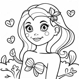 Cute Poison Ivy Character Coloring Page 34044-27249