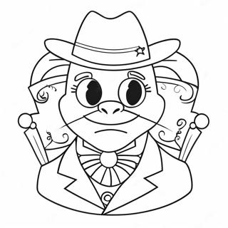 Mayor Humdinger Coloring Page 34053-27253