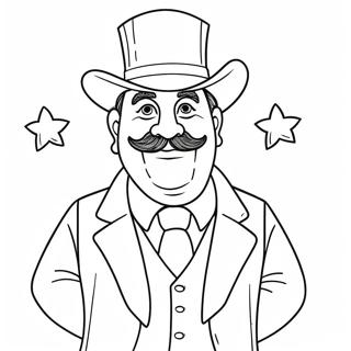 Mayor Humdinger Coloring Page 34053-27256