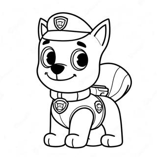 Halloween Paw Patrol Coloring Page 3406-2764