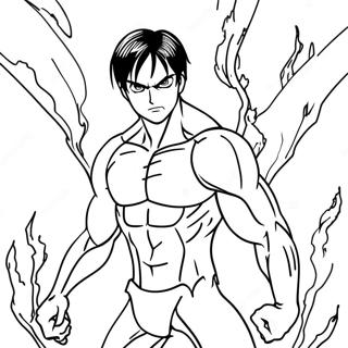 Eren Titan Transforming Coloring Page 34093-27281