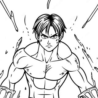 Eren Yeager In Titan Form Coloring Page 34094-27289