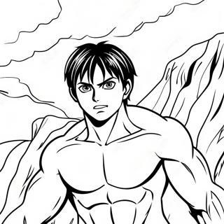 Eren Yeager In Titan Form Coloring Page 34094-27290