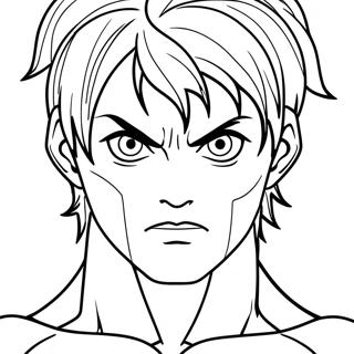 Eren Yeager In Titan Form Coloring Page 34094-27292