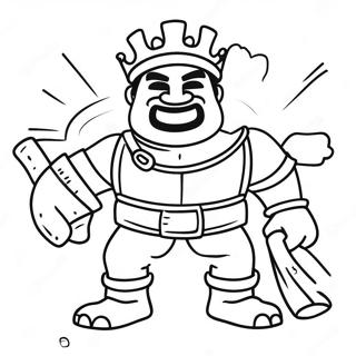 Clash Royale Coloring Page 34113-27307