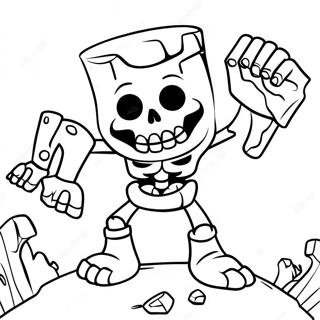 Giant Skeleton Clash Royale Coloring Page 34114-27304