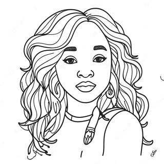 Sza Coloring Pages