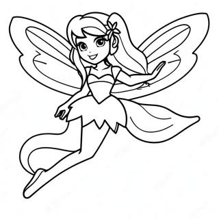 Bloom Winx Club Fairy In Flight Coloring Page 34174-27354