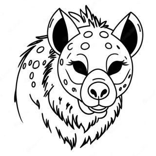 Hyena Coloring Page 34183-27360