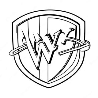 Warner Bros Logo Coloring Page 34193-27365