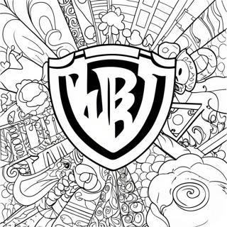 Warner Bros Logo Coloring Page 34193-27368