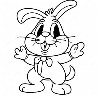 Bugs Bunny In Funny Costume Coloring Page 34194-27378