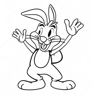 Bugs Bunny In Funny Costume Coloring Page 34194-27379