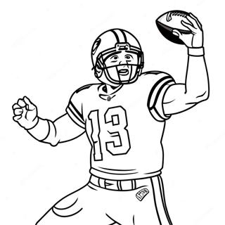 Brock Purdy Throwing A Football Coloring Page 34234-27399