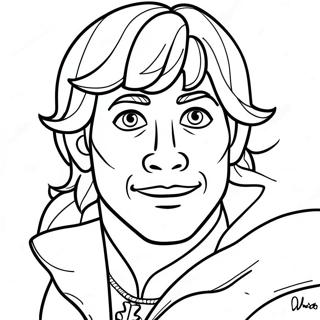 Kristoff Coloring Page 34243-27408