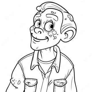 Addison Disney Zombies Coloring Page 34253-27416