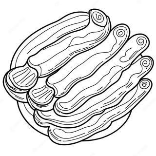 Bacon Coloring Page 34273-27436