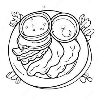 Bacon Coloring Pages