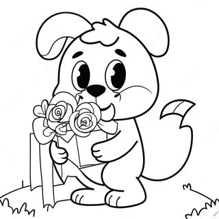 Bluey Valentine S Day Coloring Page 34313-27460