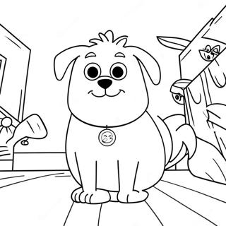 Secret Life Of Pets Coloring Page 34323-27466