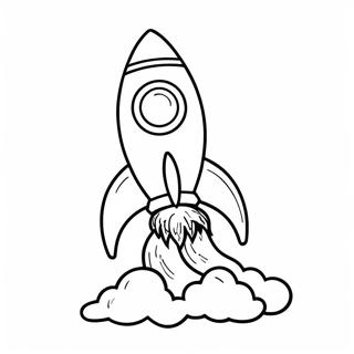 Realistic Rocket Launching Into Space Coloring Page 34333-27479