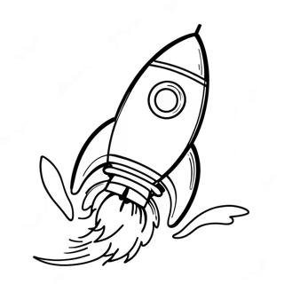 Realistic Rocket Launching Into Space Coloring Page 34333-27480