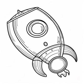 Detailed Rocket With Flames Coloring Page 34334-27484