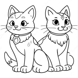 Mates Warrior Cats Coloring Page 34343-27489