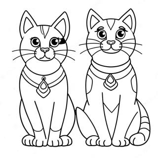 Mates Warrior Cats Coloring Page 34343-27491