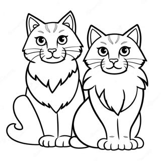 Brave Mates Warrior Cats Coloring Page 34344-27488