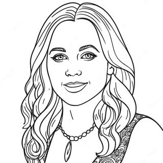 Realistic Celebrity Coloring Pages