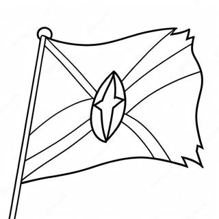 Vibrant Kenya Flag Coloring Page 34364-27509