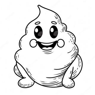 Funny Poop Coloring Page 3436-2788