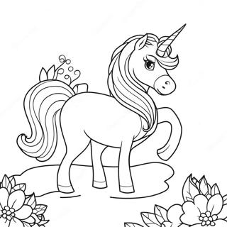 Unicorn Fantasy Coloring Page 34423-27549