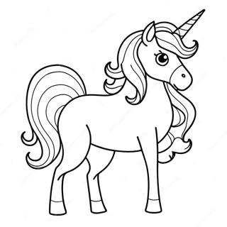 Unicorn Fantasy Coloring Page 34423-27551