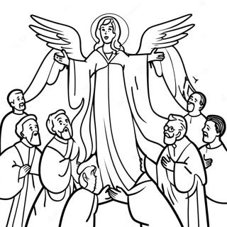 Pentecost Coloring Pages