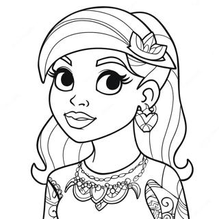 Frankie Monster High Coloring Pages