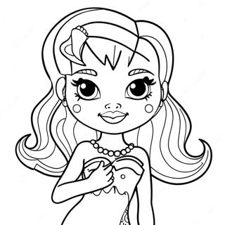 Frankie Monster High Coloring Page 34473-27591