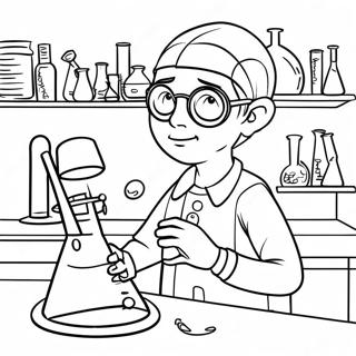 Frankie Stein In Laboratory Coloring Page 34474-27593