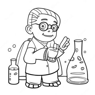 Frankie Stein In Laboratory Coloring Page 34474-27594