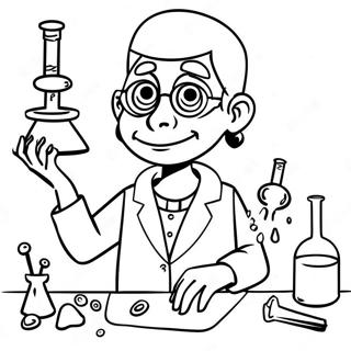 Frankie Stein In Laboratory Coloring Page 34474-27595