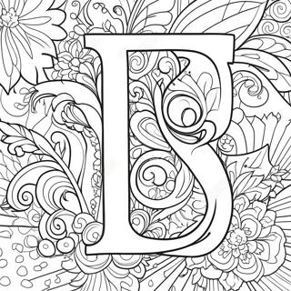 Lovely Letter L Coloring Page 3447-2798