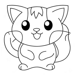 Cat Pokemon Coloring Page 34483-27674