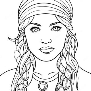 Lainey Wilson Coloring Pages