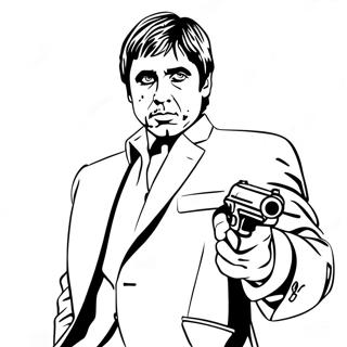 Scarface Coloring Pages