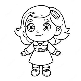 Little Einsteins Annie Coloring Page 34543-27641